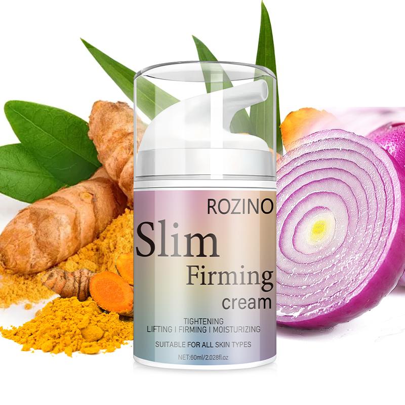 ROZINO Cream - Tightens Loose Belly Skin & Skin On Legs Arms Body & Butt - 60ml Moisturizing Formula for Defined Look