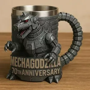 Godzilla mug, Godzilla resin mug, Godzilla water cup, coffee cup