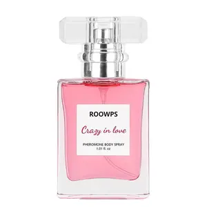 ROOWPS CRAZY IN LOVE Pheromone Perfume for Women Long Lasting Body Spray Fruit Floral Eau De Parfum Cologne Fragrance,Adjust the atmosphere, suitable for giving as a gift, for your girlfriend, or for your boyfriend.