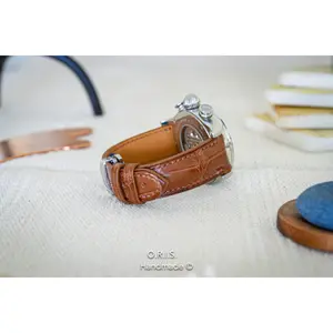 Alligator Watch Strap - Whiskey