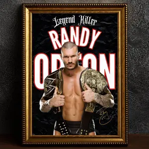 Randy Orton Poster / Wrestling / Catch / Wrestler / / Boxing / MMA / Wall poster / Wall art / Interior decoration / Boxing print