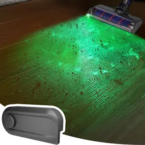 Rechargeable Vacuum Cleaner Dust Display Light, Green Light Attachment Compatible with Dyson Shark Bissell, Reveal Pet Fur Dog Cat Hair, Upgrade Vacuum Accessories Universal Lamp