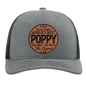 Poppy Hat - Birthday Christmas Father's Day Gift For Men - Richardson 112 Trucker Hat