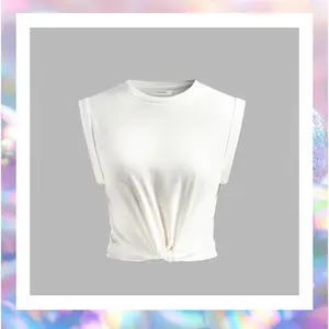 Cotton Knotted T-shirt - Commense