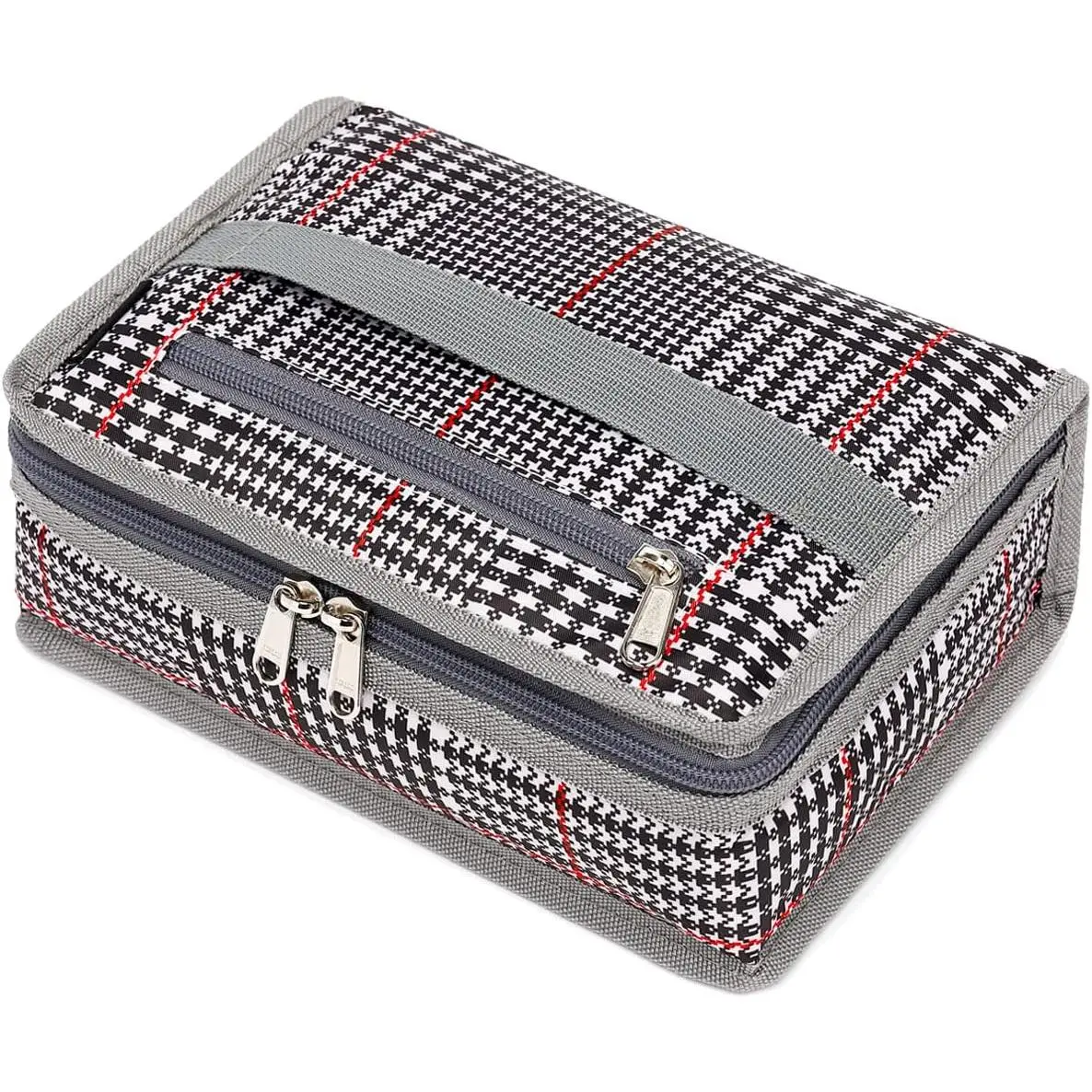 Small Insulated Lunch box Portable Soft Bag Mini Cooler Thermal Meal Tote Kit with Handle for Work & School (W&B)