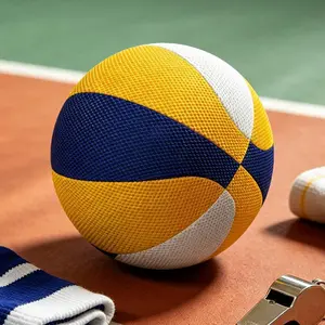 Silent Airless Basketball High Bounce Anti-slip PU Ball Wear Resistant Soft Feel Indoor Training Basketball No.5/7 Sports Ball