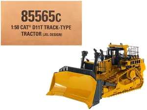 Cat Caterpillar D11T Track Type Tractor Dozer "JEL" Design with Operator "Core Classics" 1/50 Diecast Model by Diecast Masters