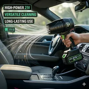 Nuokaiqi 220W High-Speed Handheld Portable Dust Blower - Compact Design, Ultra-Strong Airflow, Dust and Water Blowing Capabilities, Ideal for Outdoor Camping