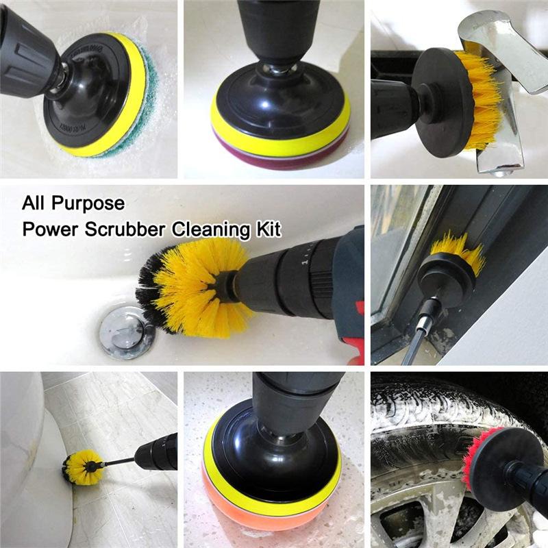 3Pcs/5Pcs Electric Scrubber Brush Drill Brush Kit Power Drills Scrubber Brush For Carpet Glass Car Tires Nylon Brushes 2/3.5/4'' 3Pcs/5Pcs Electric Scrubber Brush Drill Brush Kit Power Drills Scrubber Brush For Carpet Glass Car Tires Nylon Brushes 2/3.5/4''