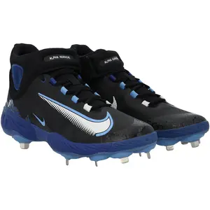 Pete Alonso New York Mets Player-Issued Black and Blue Nike Cleats from the 2025 MLB Season - Fanatics Authentic Certified