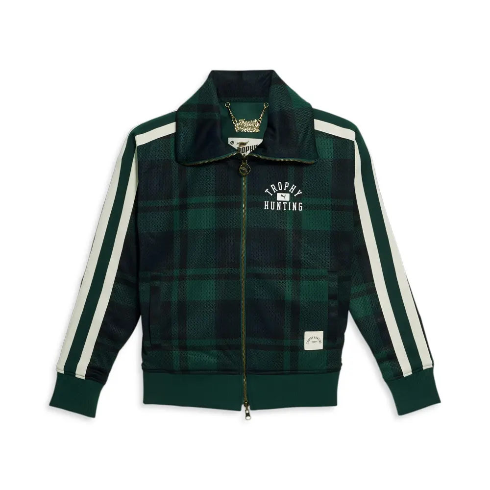 PUMA Womens X Trophy Hunting Reversible Jacket Athletic Outerwear Casual - Green