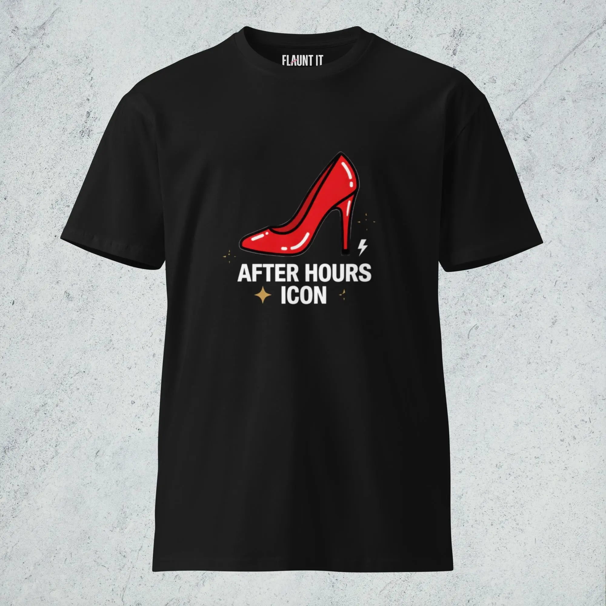 After Hours Icon Red Heel Tee