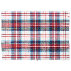 13" x 19" Morris Plaid Placemat Set of 6 by Valerie