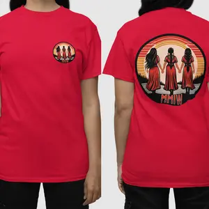 [2 sides] MMIW Circle Shirt, Justice For Indigenous Women Hoodie, MMIW Logo Tee, Red Dress Day