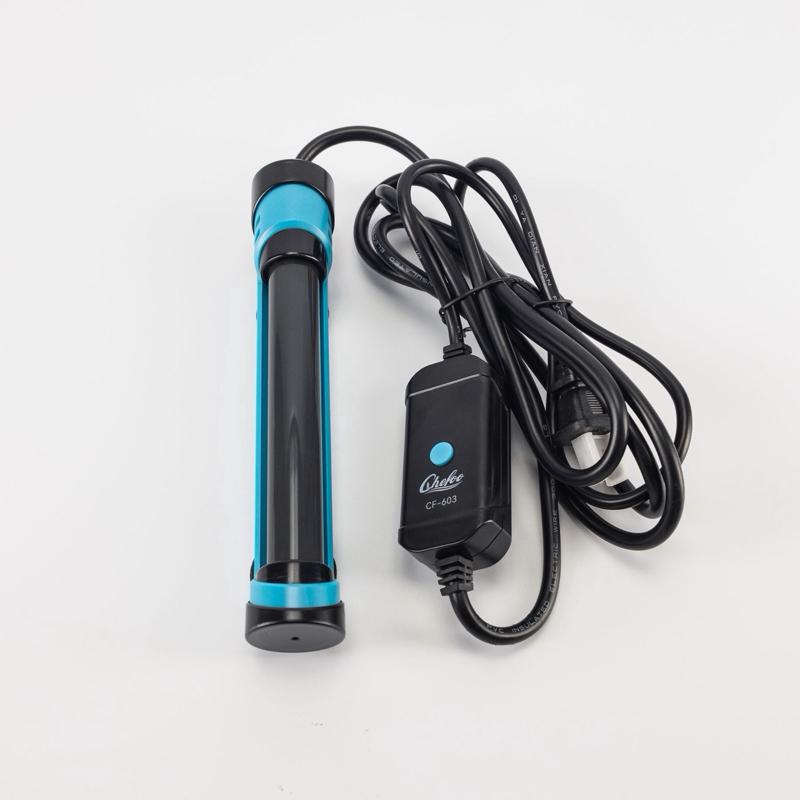 Chefoo 100W-200W Submersible Aquarium Heater Adjustable Fish Tank Heater with Digital Display External Controller Overheat Protection & Free Thermometer for 10-30 Gallons Freshwater Saltwater Tank