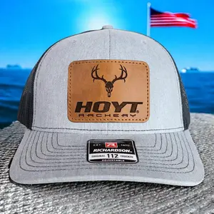 Hoyt Archery Trucker Hat Bow Hunting Cap Deer Hunter Mesh Snapback Richardson 112 Style Outdoor Hunting Buck Skull Hat