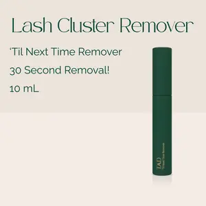 TAD Beauty 'Til Next Time Lash Remover 10ml - 30 Second DIY Lash Cluster Remover with Q-tip or Cotton Pad, Made in South Korea, Easy to Use Cleanser