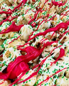 Christmas Tree Cake Kettle Corn | Gourmet Chocolate | Dessert  | Foods | Milk