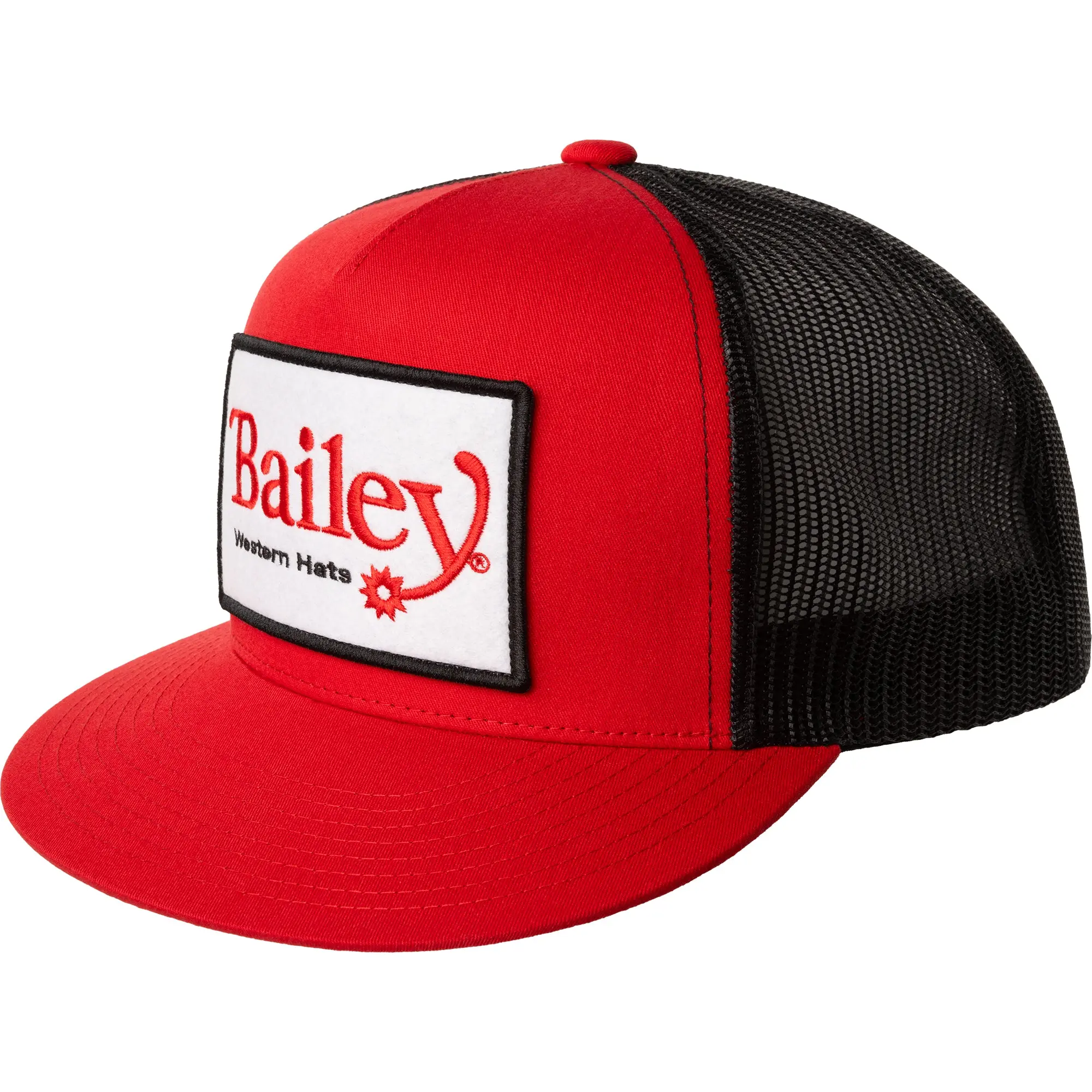 Night Rider Bailey Western Snap-Back Trucker Hat, Fashion Clothes Accessory for Daily Wear
