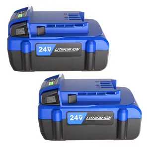 JYJZPB 6.0Ah Lithium-ion Replacement for Kobalt 24V Battery KB624-03 KB524-03 KB424-03 KB224-03 KB124-03 Compatible for Kobalt 24-Volt Max Cordless Tool, 2 Packs