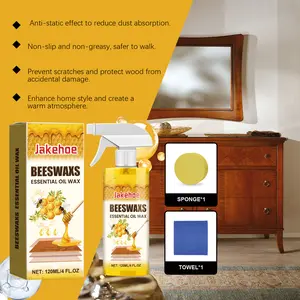 HOLIDAY HAUL! Beeswax Wood Polish & Conditioner – Restore Shine & Protect Furniture Naturally-120ML, Household, Glossiness Spray