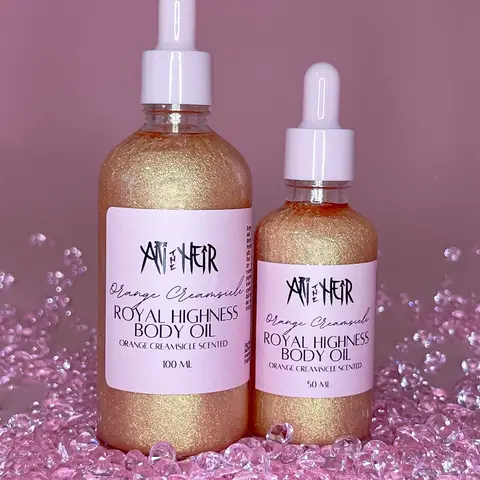 Orange Creamsicle Shimmer Body Oil