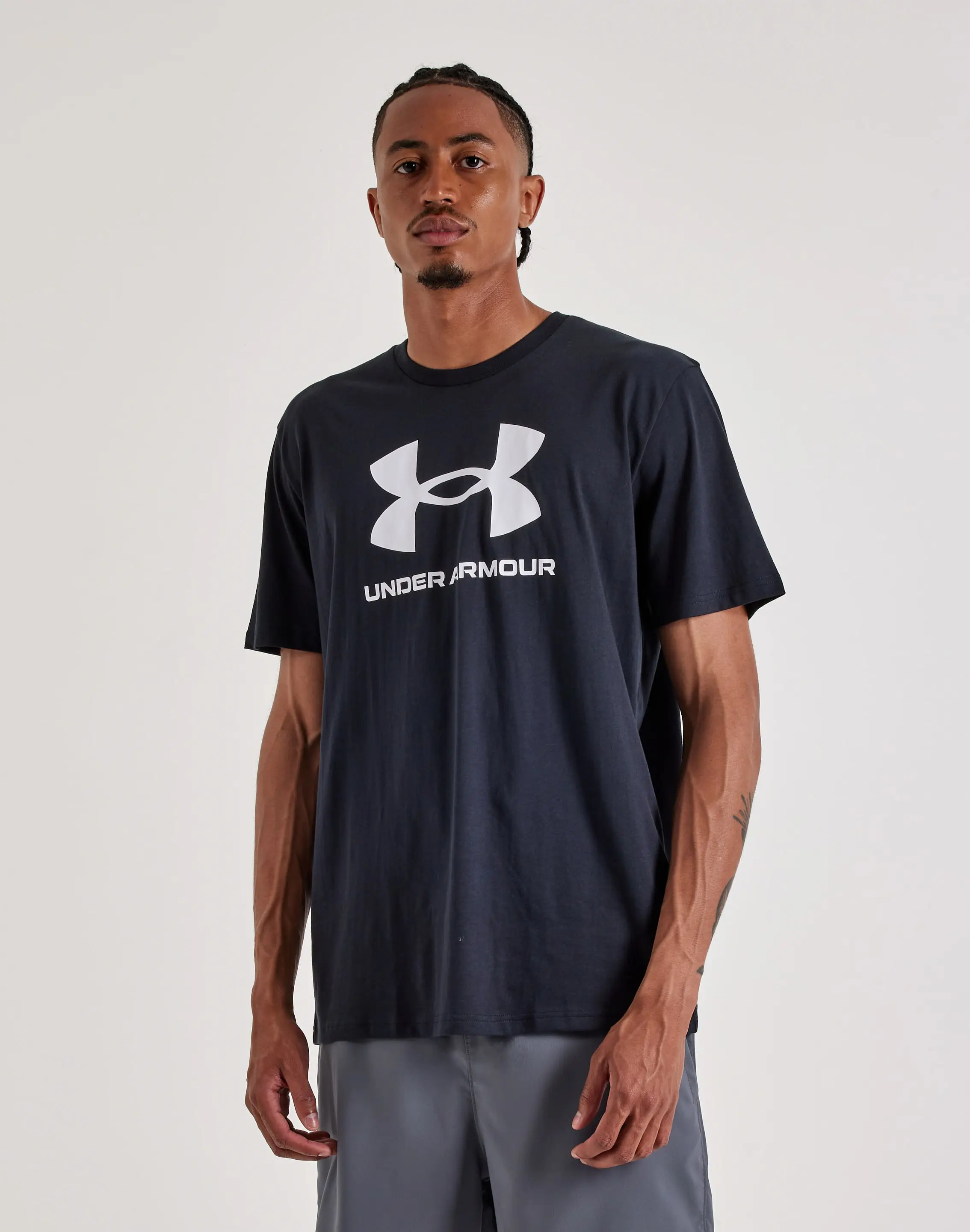 Mens Under Armour Sportstyle Logo Tee