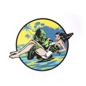 Creature Damsel Large Embroidered Patch