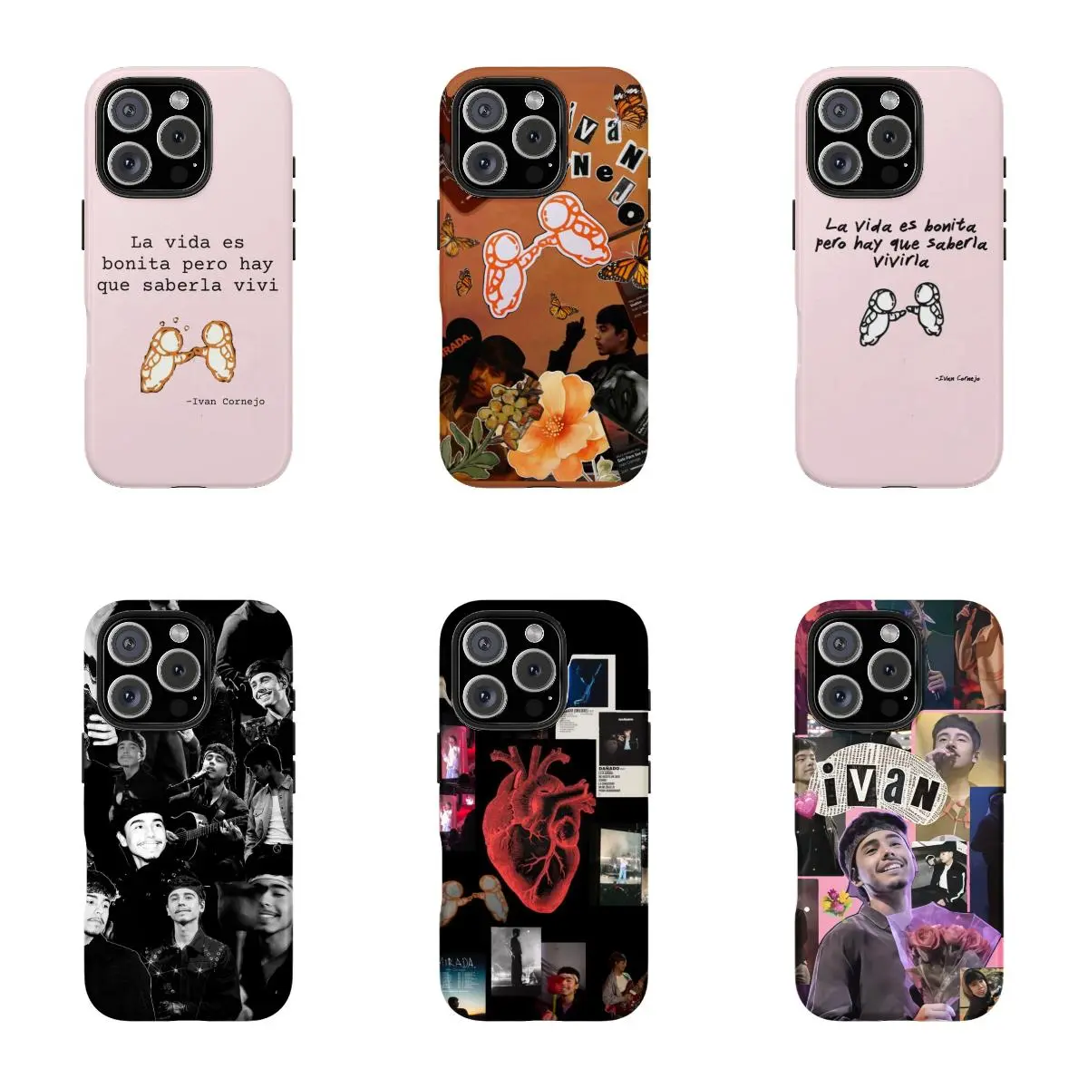 Ivan Cornejo Mirada Tough Phone Case Compatible for iPhone 17Promax 16 15 14 13 12 11 and for Samsung Galaxy S21-S25 Durable Shock-Resistant Perfect Gift for Music Lovers