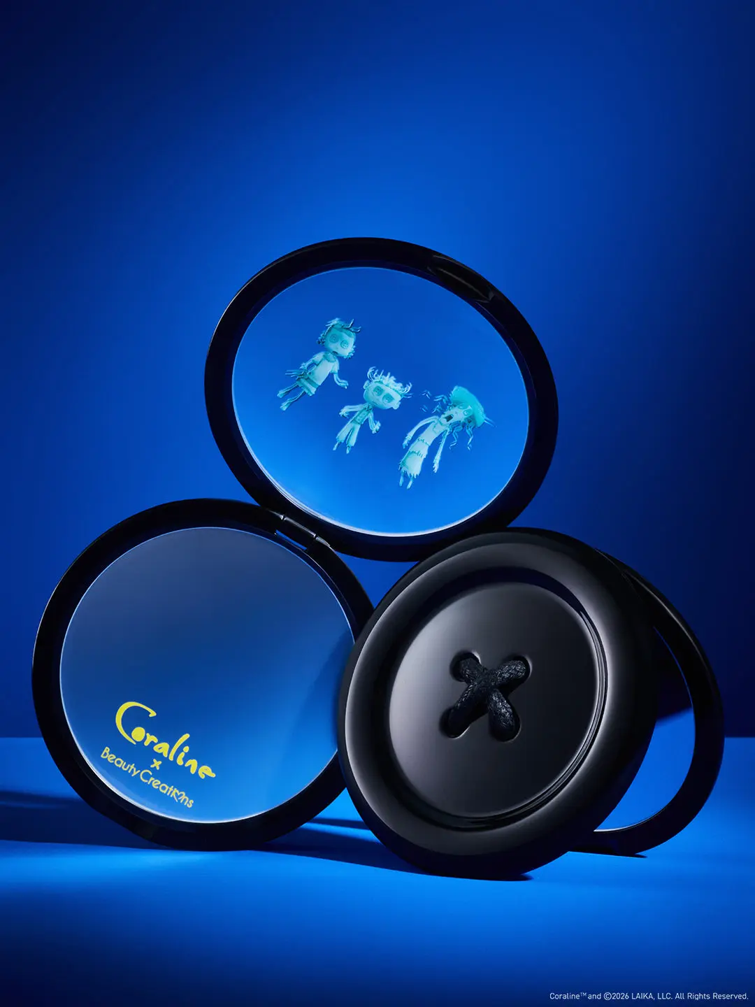Beauty Creations x Coraline "Button Eyes" Compact Mirror Beauty Creations x Coraline "Button Eyes" Compact Mirror