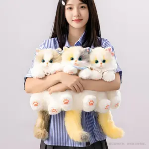 Cute Small Plush Cat Backpack Simulation Bag Doll Plush Toy Birthday Gift