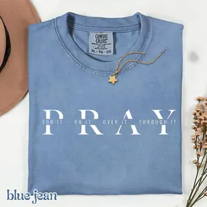 Comfort Colors Pray For It Shirt, Religious Shirt, Pray Shirt, Jesus Shirt, Bible Verses Shirt, Christian Tee, Religious Shirt,Prayer Shirt