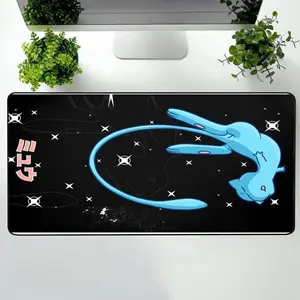 Mew Desk Mat, Pattern Mouse Pad Perfect for a Gift, Present, Holiday, Birthday Japanese Anime