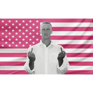 Flag Drew American Star Starkey Flag Tapestry Poster for Youth Dormitory Men's Den Bedroom Living Room Decoration Merch 3X5 Feet Gift for fans