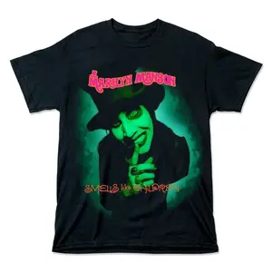Marilyn Manson Unisex T Shirt Gothic Rock Graphic Tee HY448