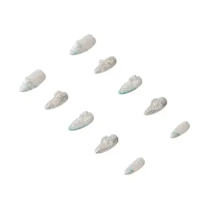 3H Luxury Handmade Press-on Nails - Crystal Frost