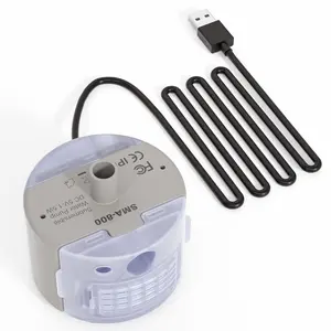 Neareal Oval Cat Water Fountain Replacement Water Pump for 108oz/3.2L Automatic Pet Fountain Dog Water Dispenser  Stainless Steel Feeder Bowl