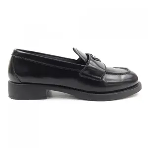 Pre-owned PRADA Patent Leather Small Leather Goods Brushed Leather Shoes