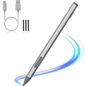 Surface Pencil - Surface Pro Pen for Surface Pro 13/12/11/9/10/8/X/7/6/5/4/3 with 4Nibs, Surface Stylus for Surface Go 3/Go 2/Book/Laptop 5, 4096 Sensitivity, Palm Rejection