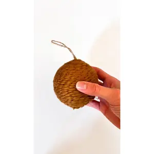 Macrame Ball Ornaments