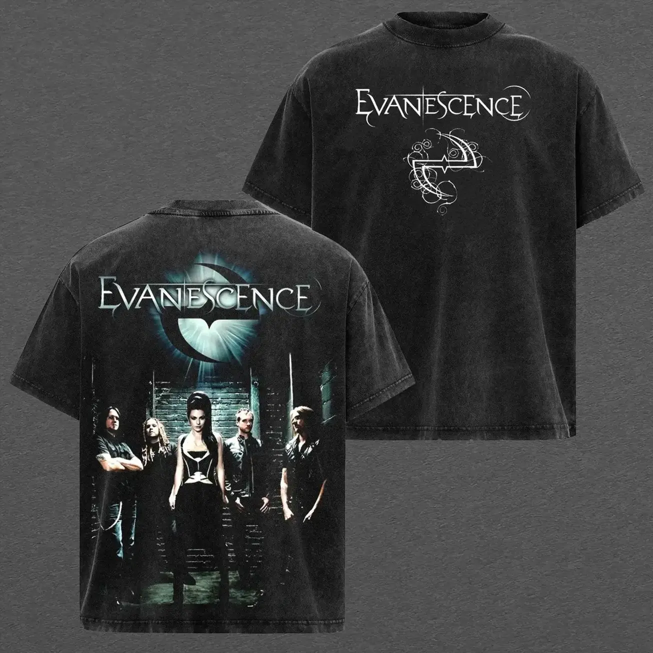 Vintage Evanescence Band T-shirt Washed , alternative band merch, trending t-shirt, Hoodie, 90s graphic tee, vintage graphic tee, grunge aesthetic shirt, classic rock merch KZG