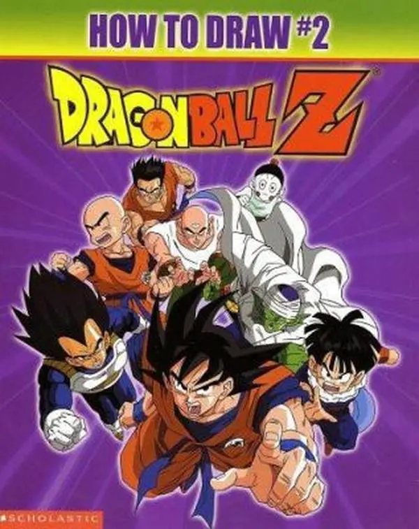 Used Dragon Ball Z Art Tutorial Book - Anime Drawing Guide #2 by B S Watson (Paperback), Printed Page