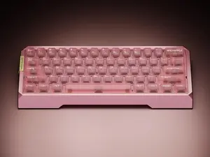 GATERON x MORKBLADE MK60 Pink HE Magnetic Keyboard - Limited Edition Collaboration Set, 60% Form Factor, RGB Backlit Hot-Swap Keyboard for Gaming & Typing