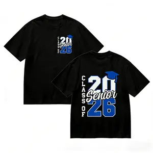 🎓🎉[Graduation Season][Graphic Tee]Class of 2026 Senior Graduation T-Shirt for Men Women – Blue Diploma Graphic Tee, Number 26 Design, Graduate Shirt, Ceremony Outfit Alternative, Soft Cotton Breathable Casual Top, Proud Senior Gift