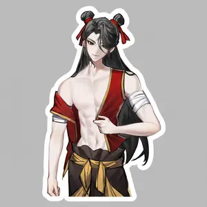 Nezha Mythology Anime Style Sticker