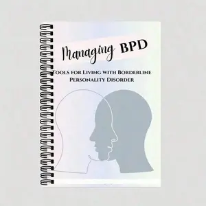 Borderline Personality Disorder Handbook, Spiral Bound Planner, 20-Page Self-Help Guide, Dbt & Cbt Therapies, Daily Coping Tips, Emotion Tracking, Symptom Management