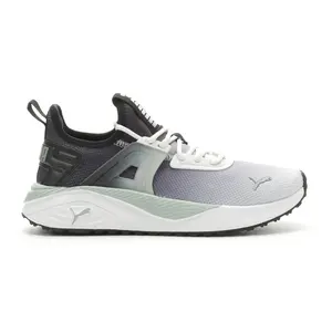 PUMA Womens Pacer 23 All Over Print Fade Lace Up Sneakers Shoes - Grey