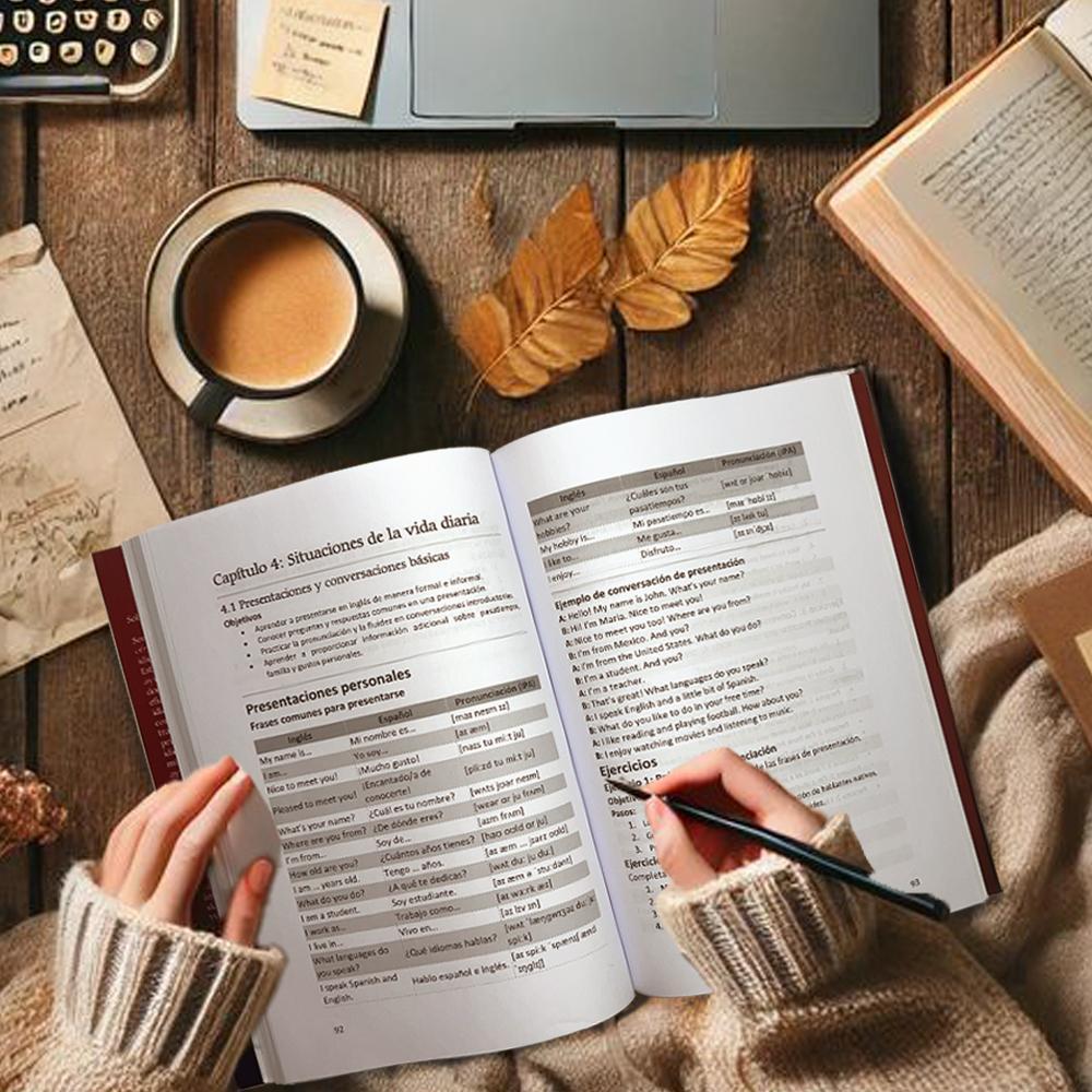 Master English Combo: Book 1 with Pronunciation and Basic Phrases + Book 2 with Advanced Grammar and Professional Conversations | QR Code Audio + Translation + Exercises | The most comprehensive system for mastering real English Mother's Day gift!