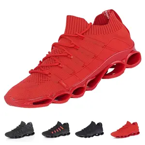 Outdoor Running Shoes for Men Anti Slip Lightweight TPU Sole Hiking Camping Sneakers Casual Sports Trainers