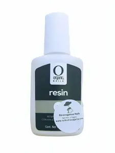 Organic Nails 15g Resin Glue Brush, Natural Ingredients & Base, Safe Care & Repair Tool for Nail Polish & Cuticles, Eco-Friendly, Nail Repair